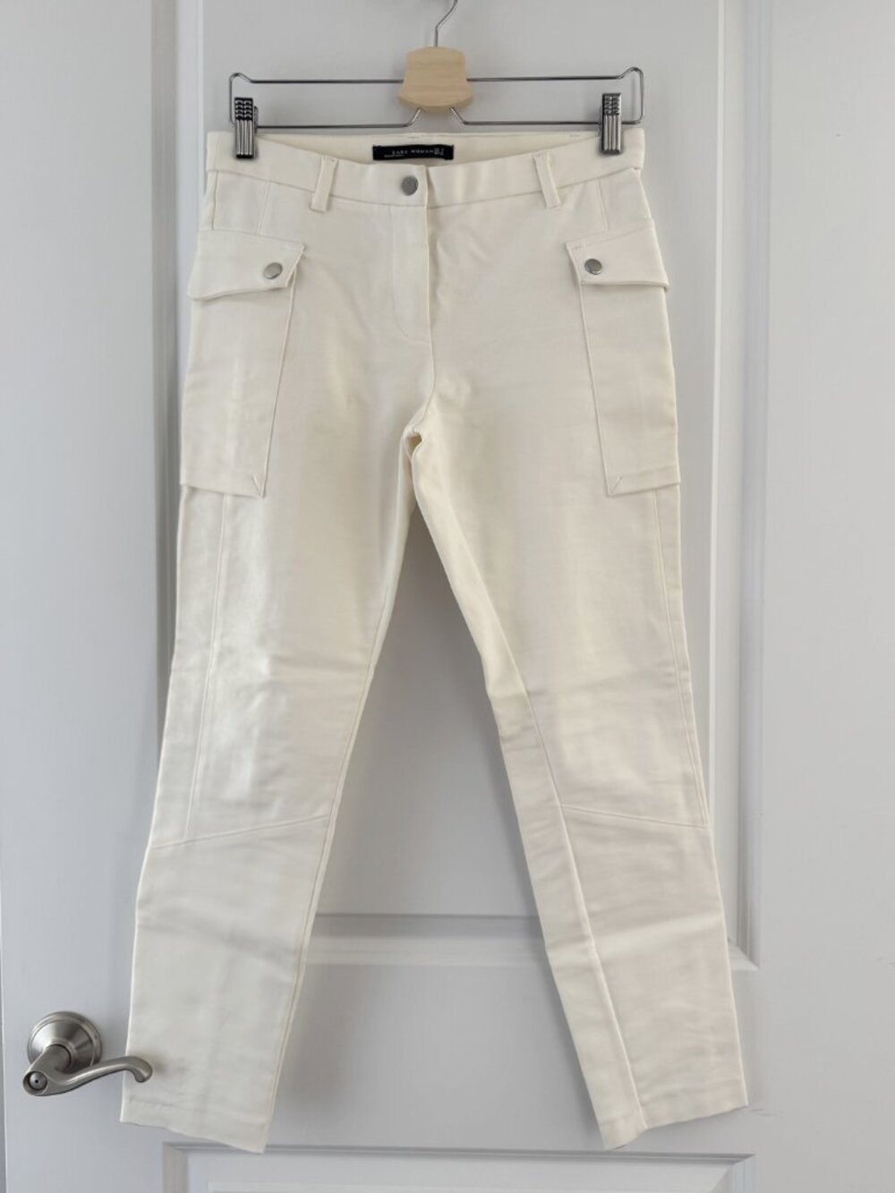 ZARA Cargo Pants – White – Size S